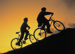 Mountain bikers' challenge