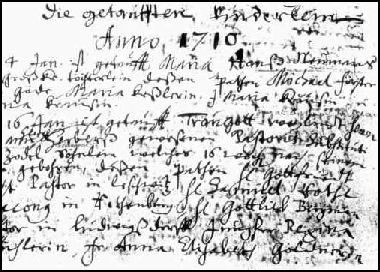 Baptism register Zodel