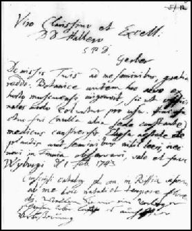 Traugott Gerber - his last known letter